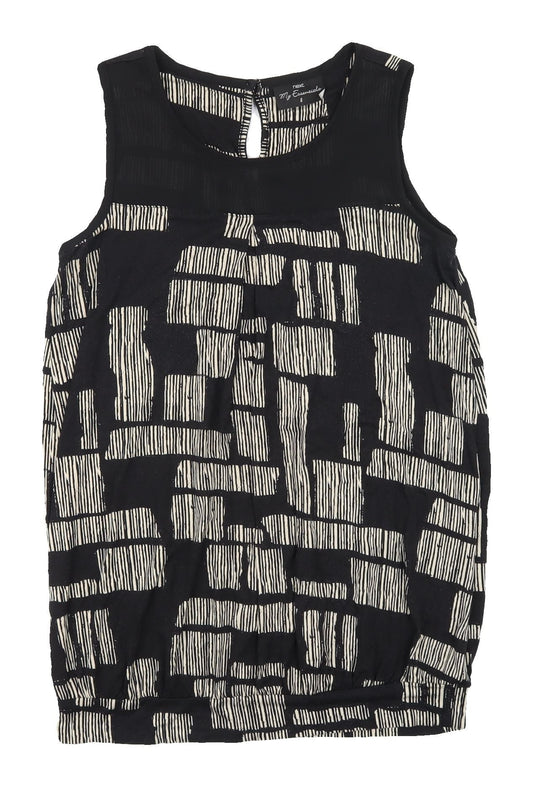 Womens UK Size 8 NEXT Black Basic Tank