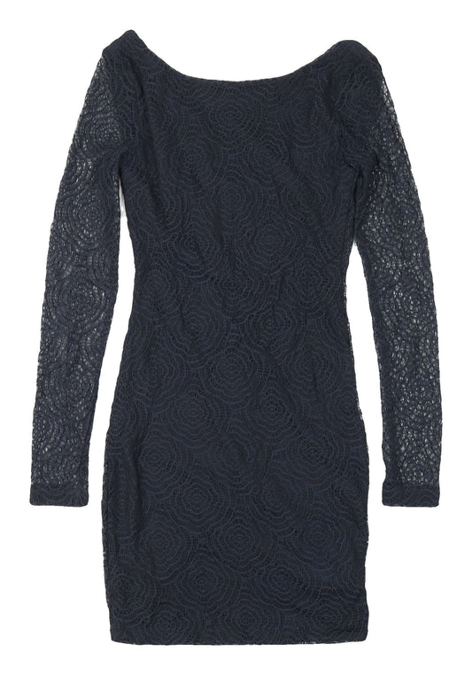 Kookai Women's Black Lace Bodycon Dress, Size 6, Party Chic