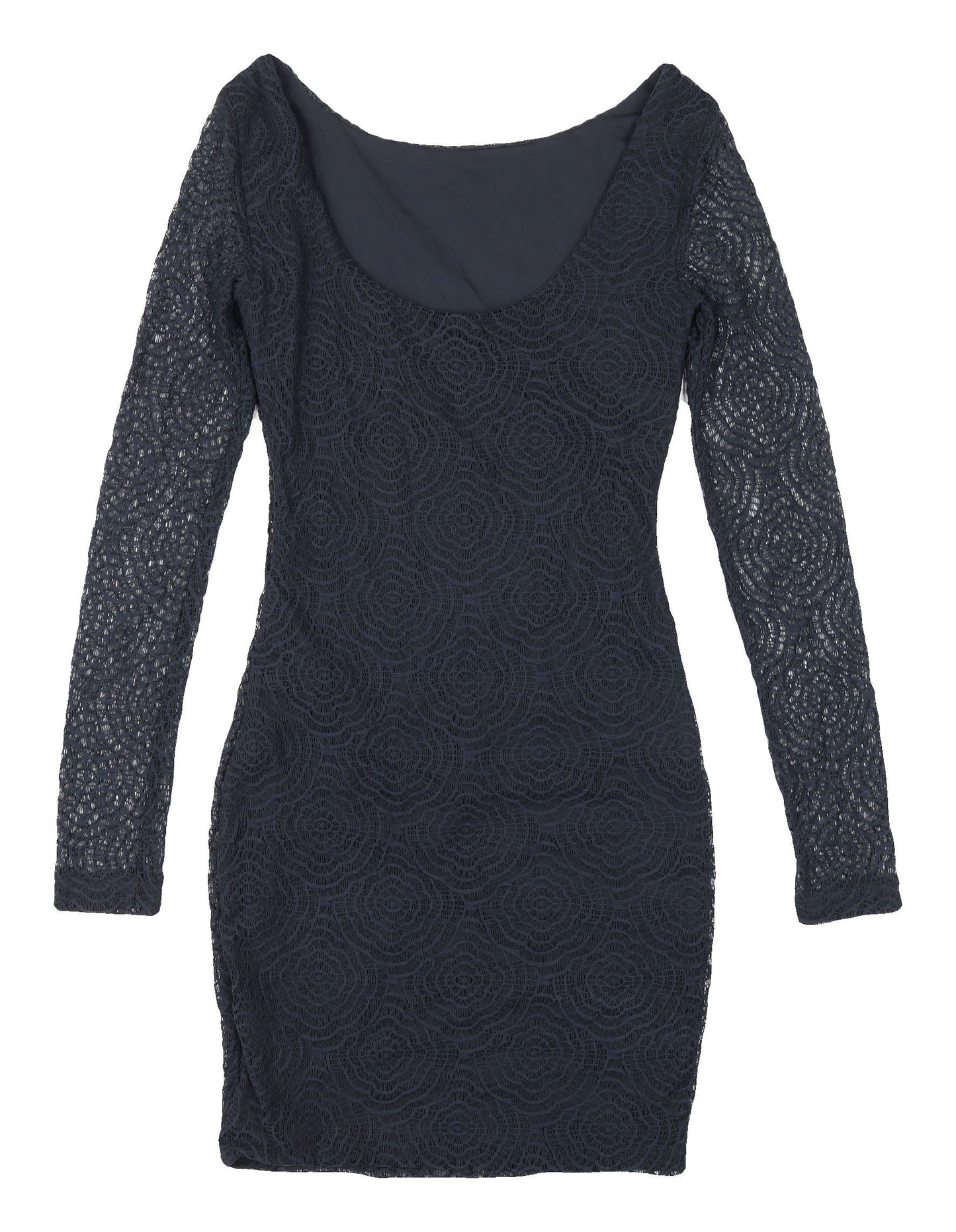 Kookai Women's Black Lace Bodycon Dress, Size 6, Party Chic