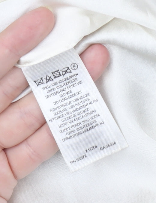 French Connection Sequin Shift Dress - Black/Ivory, Size 10