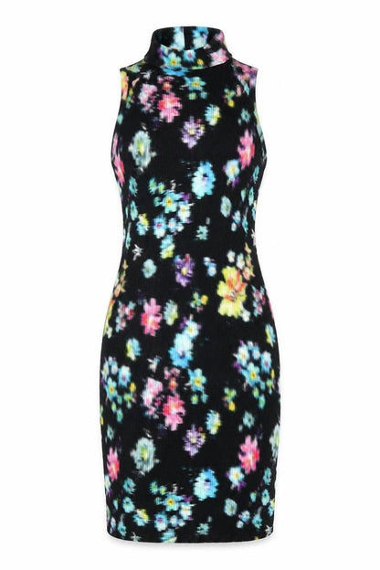 Desigual Women's Multicoloured Floral Bodycon Dress S
