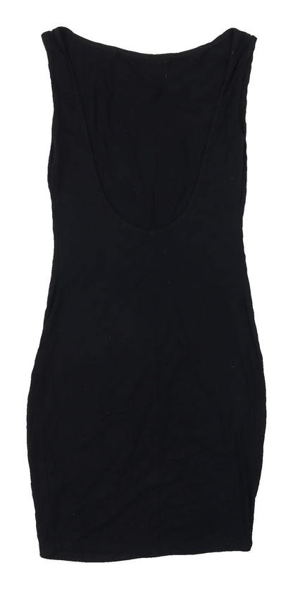 ASOS Women's Black Sleeveless Bodycon Dress Size 6