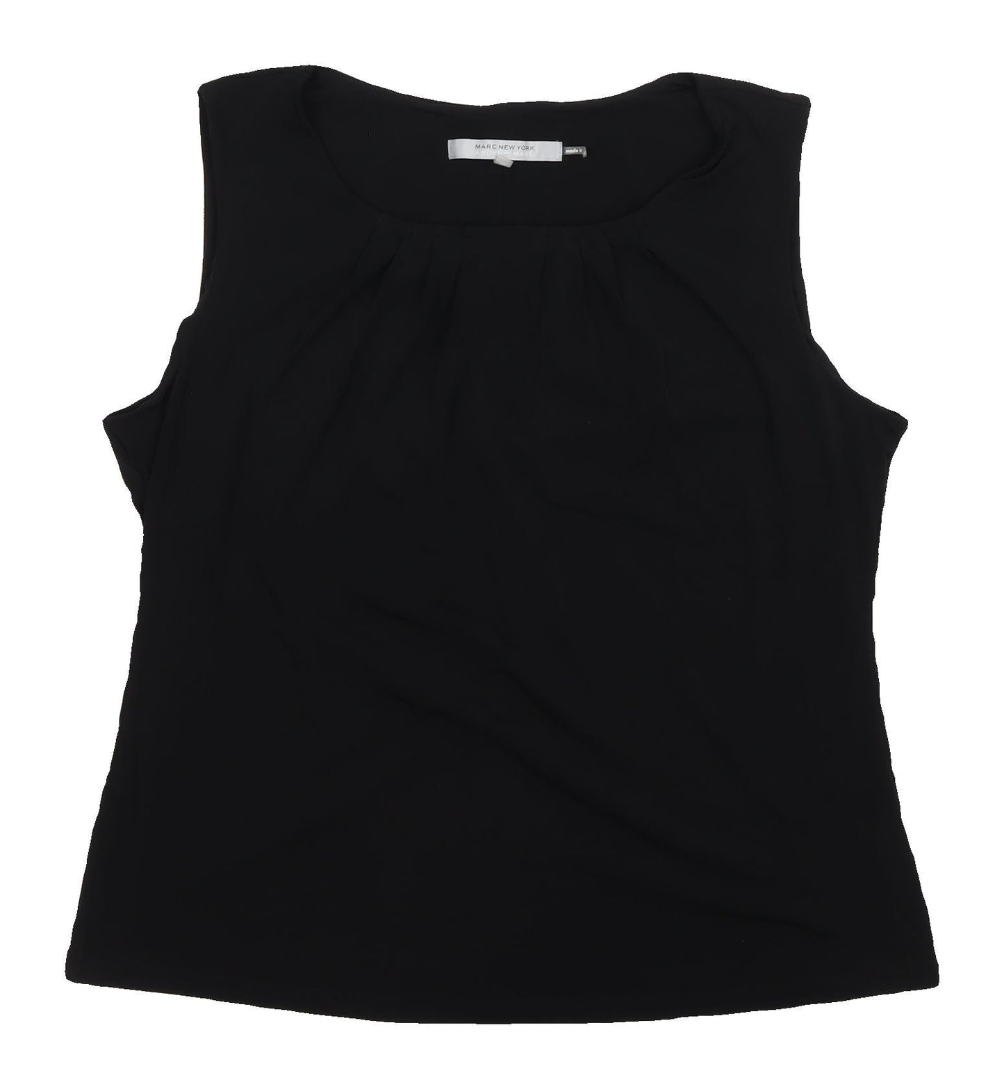 Marc New York Women's Black XL Basic Tank Top