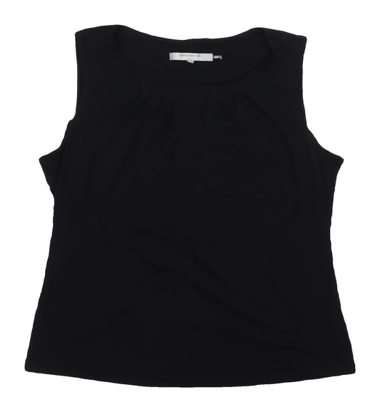 Marc New York Women's Black XL Basic Tank Top