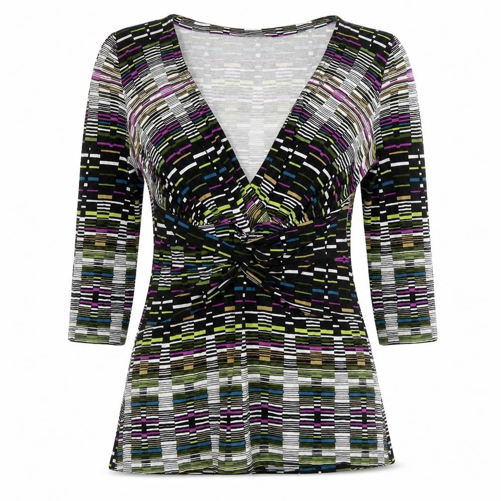 Womens UK Size 8 Wallis Multicoloured Tunic Blouse