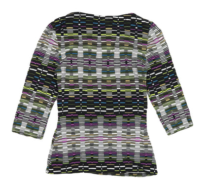 Womens UK Size 8 Wallis Multicoloured Tunic Blouse