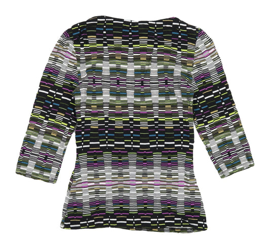 Womens UK Size 8 Wallis Multicoloured Tunic Blouse