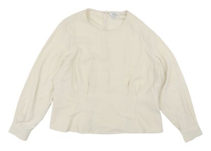Womens UK Size 22 Marks and Spencer Ivory  Blouse