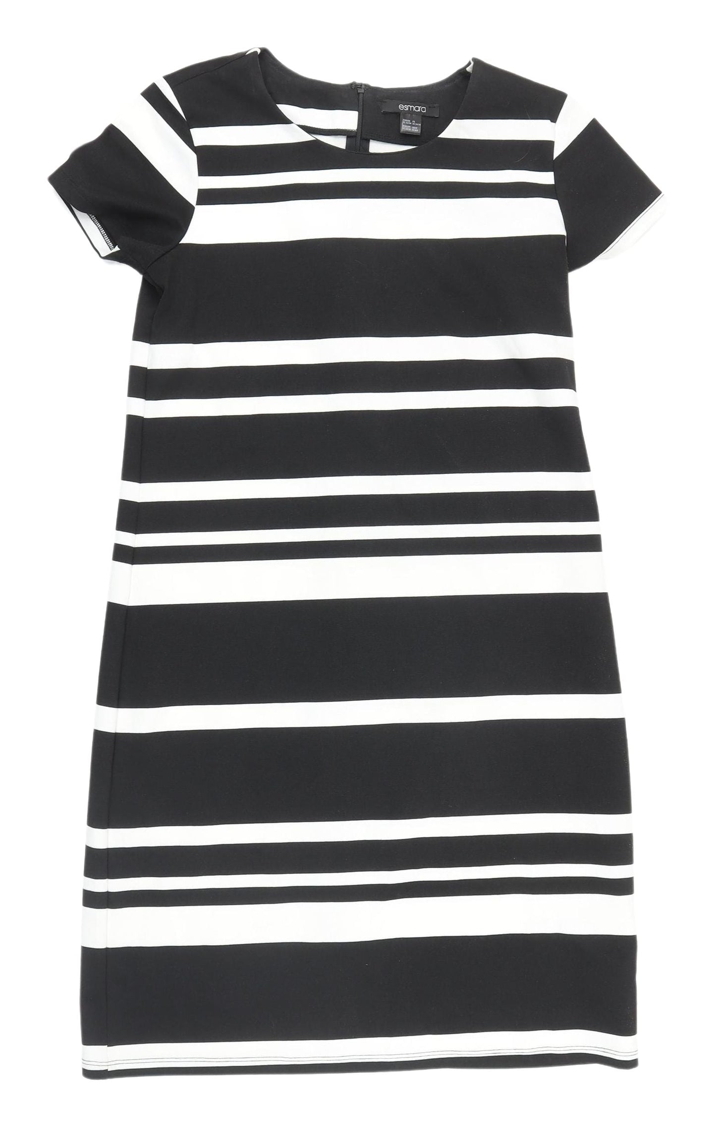 Esmara Women's Black & White Striped Shift Dress XS