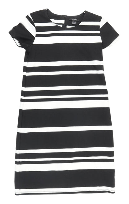Esmara Women's Black & White Striped Shift Dress XS