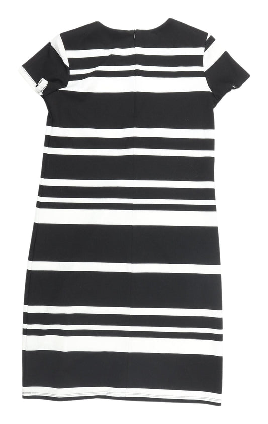 Esmara Women's Black & White Striped Shift Dress XS