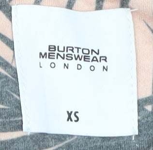 Mens UK Size XS Burton Menswear London Beige  T-Shirt