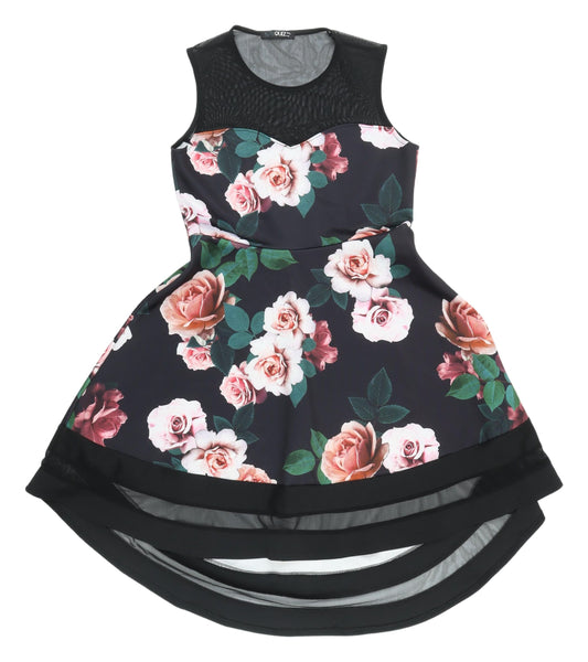 Quiz Women's Multicoloured Floral Skater Dress Size 12