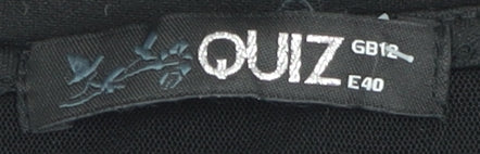 Quiz Women's Multicoloured Floral Skater Dress Size 12