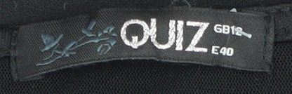 Quiz Women's Multicoloured Floral Skater Dress Size 12