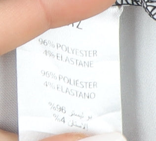 Quiz Women's Multicoloured Floral Skater Dress Size 12