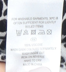 Womens UK Size 16 South Black Basic Tank