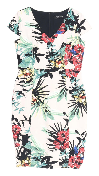 Dorothy Perkins Women’s Tropical Floral Dress, Size 14