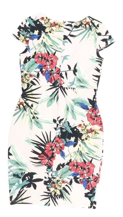 Dorothy Perkins Women’s Tropical Floral Dress, Size 14