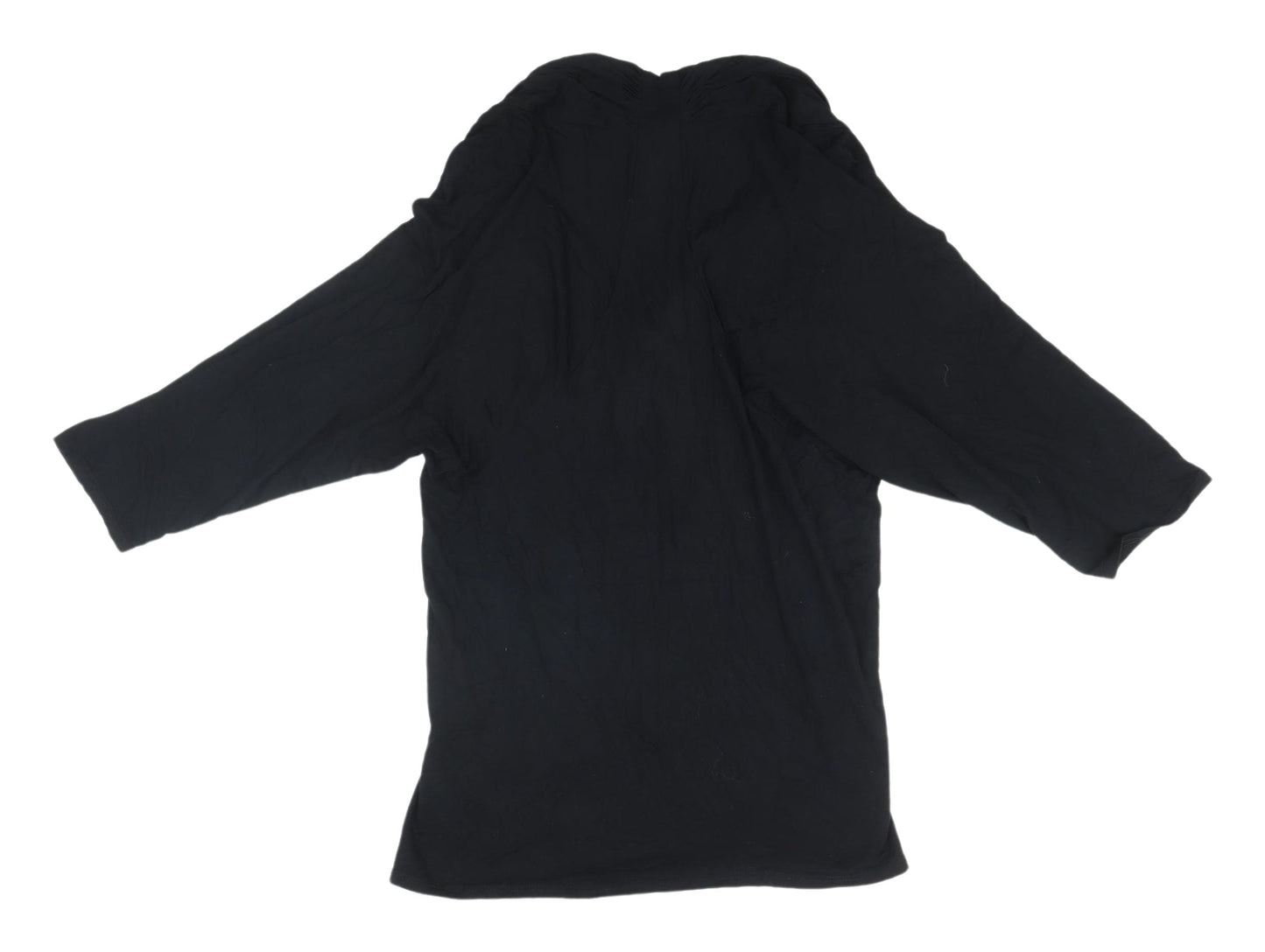 Womens UK Size M Wallis Black Wrap Blouse