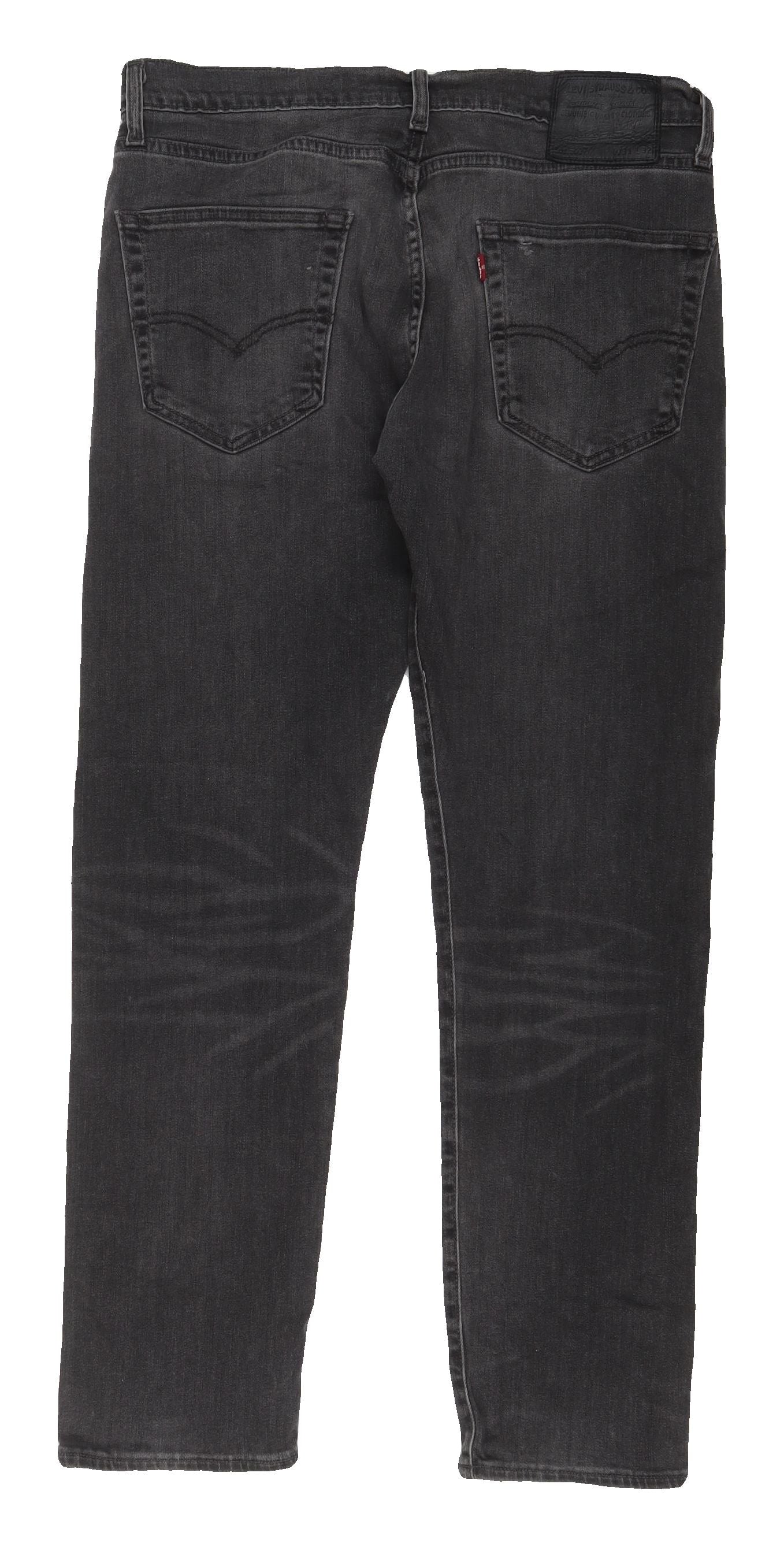 Levi's Premium Men's Black Straight Jeans, Size M