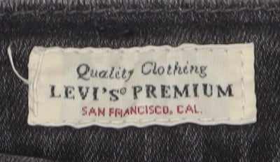 Levi's Premium Men's Black Straight Jeans, Size M