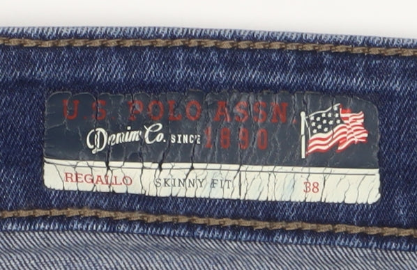 U.S. Polo Assn. Men's Blue Skinny Jeans Size L