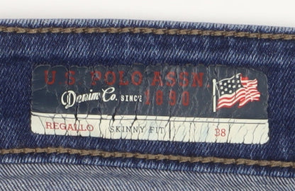 U.S. Polo Assn. Men's Blue Skinny Jeans Size L
