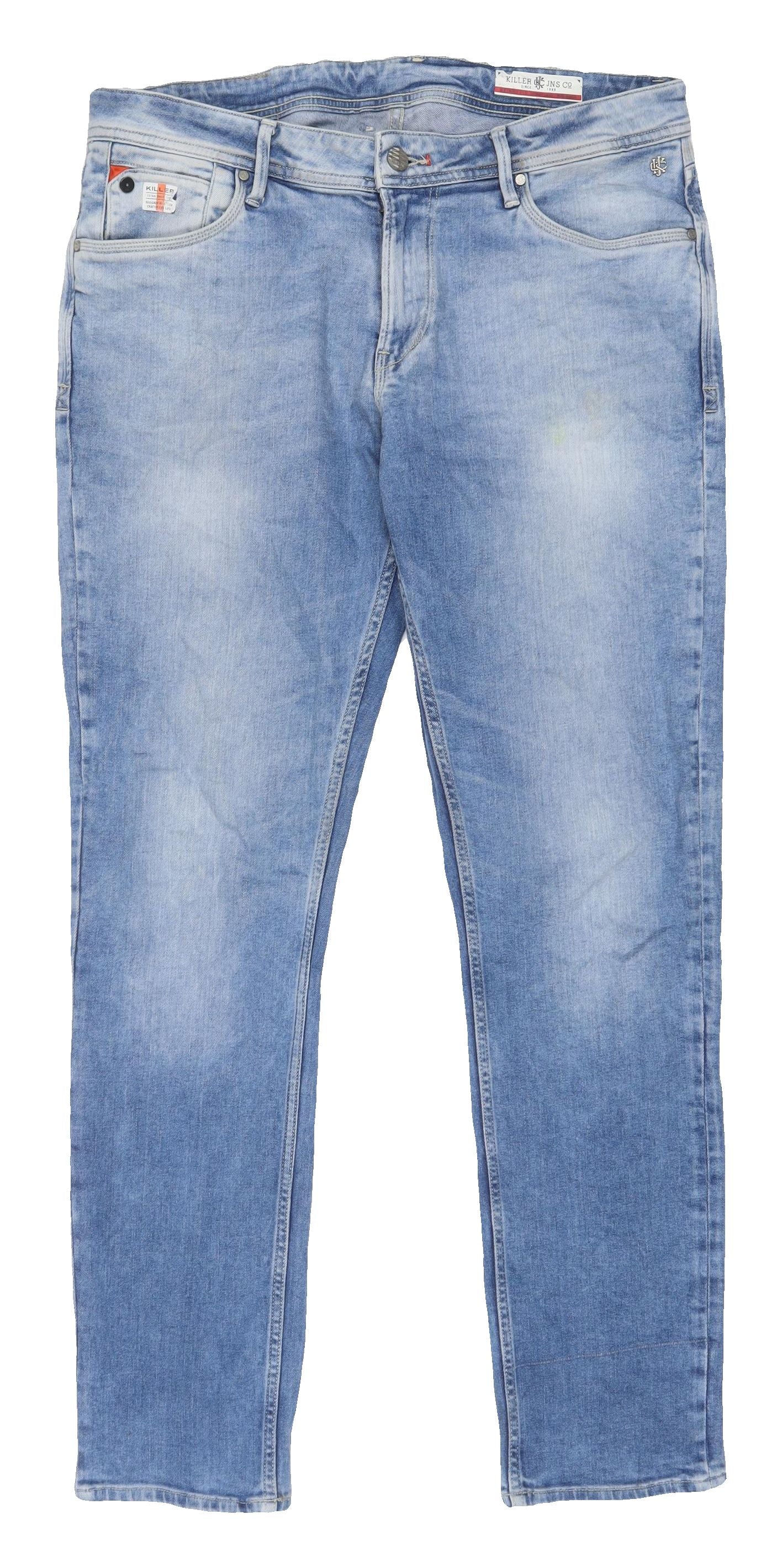 Killer Men's Blue Skinny Jeans Size 36