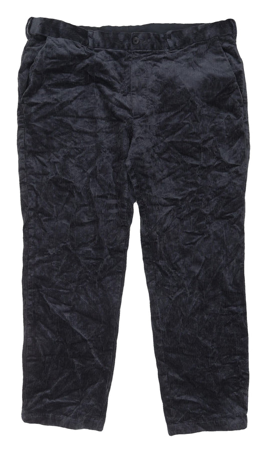 Marks and Spencer Men's Grey Chino Trousers, Size L