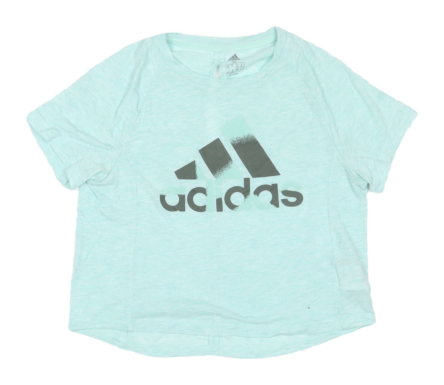 Womens UK Size S adidas Green Basic T-Shirt