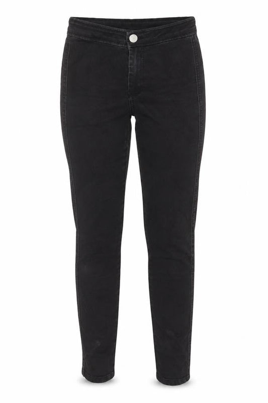 Front view of ASOS Women's Black Skinny Jeans, size 8