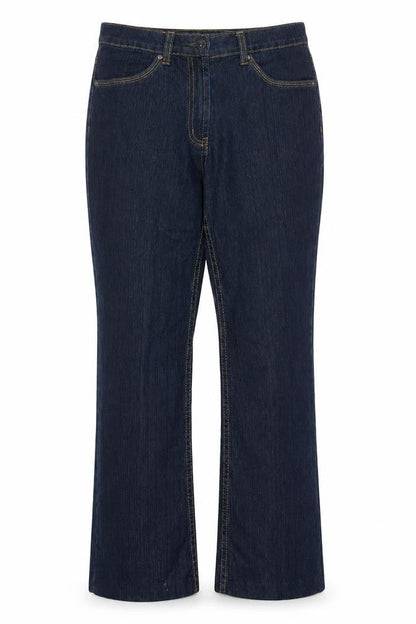 Womens UK Size 10 M&Co Regular Fit Straight Blue Jeans