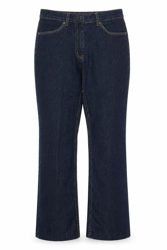 Womens UK Size 10 M&Co Regular Fit Straight Blue Jeans