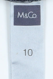 M&Co Women's Blue Straight Jeans Size 10