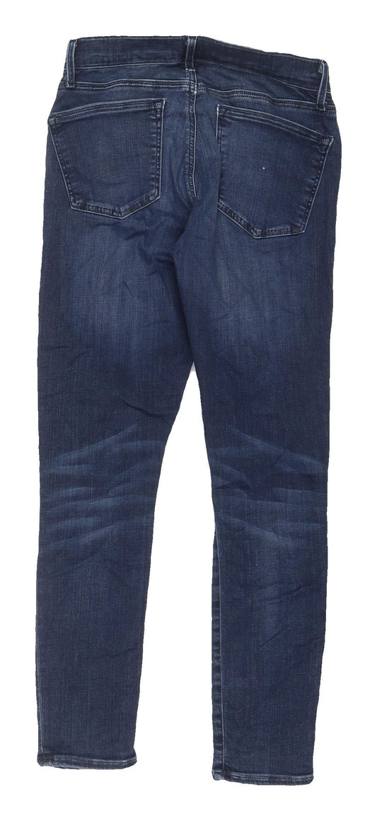 Topshop Women's Blue Skinny Jeans - Size 26