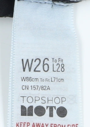 Topshop Women's Blue Skinny Jeans - Size 26