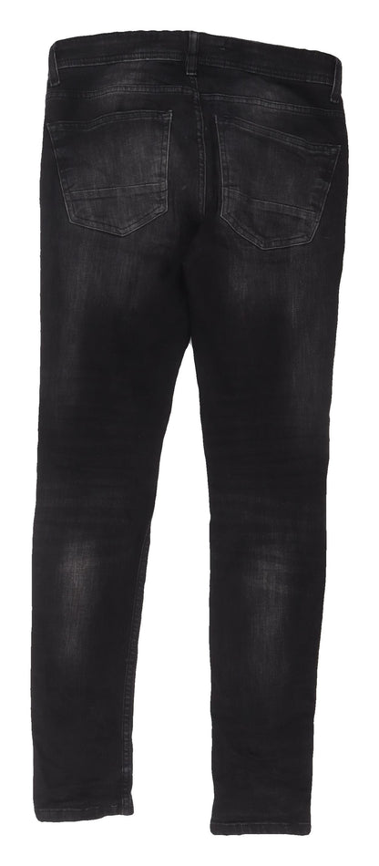 Burton Menswear Black Skinny Jeans, Size 28 - Men's Slim Fit