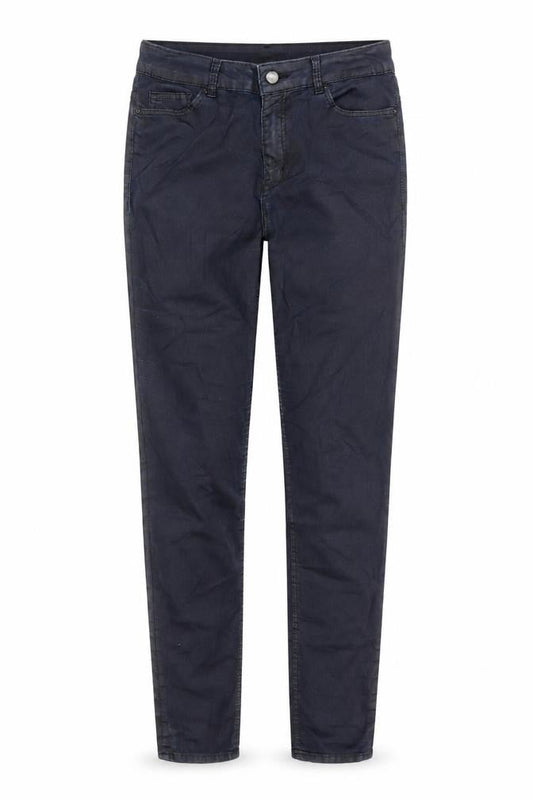 Divided by H&M Womens Blue Cotton Straight Jeans Size 12 L29 in Regular Zip - Pockets