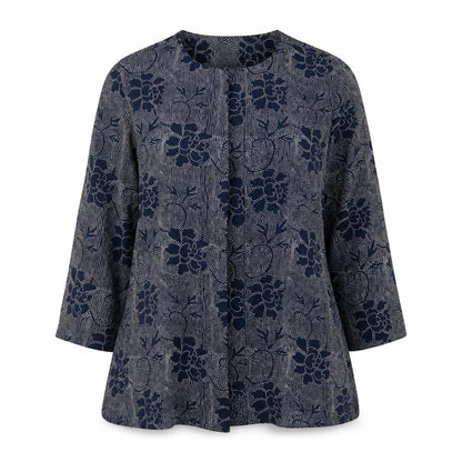 Womens UK Size 10 EAST Blue Basic Blouse