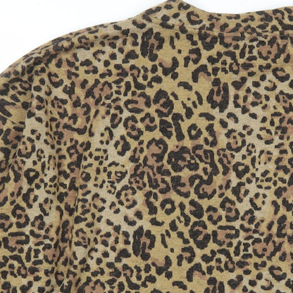 Womens UK Size 16 Marks and Spencer Brown Pullover Jumper