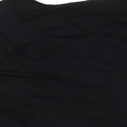 Womens UK Size 18 Roman Black Basic Blouse