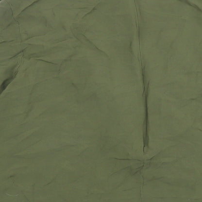 Womens UK Size 12 Warehouse Green Basic Blouse