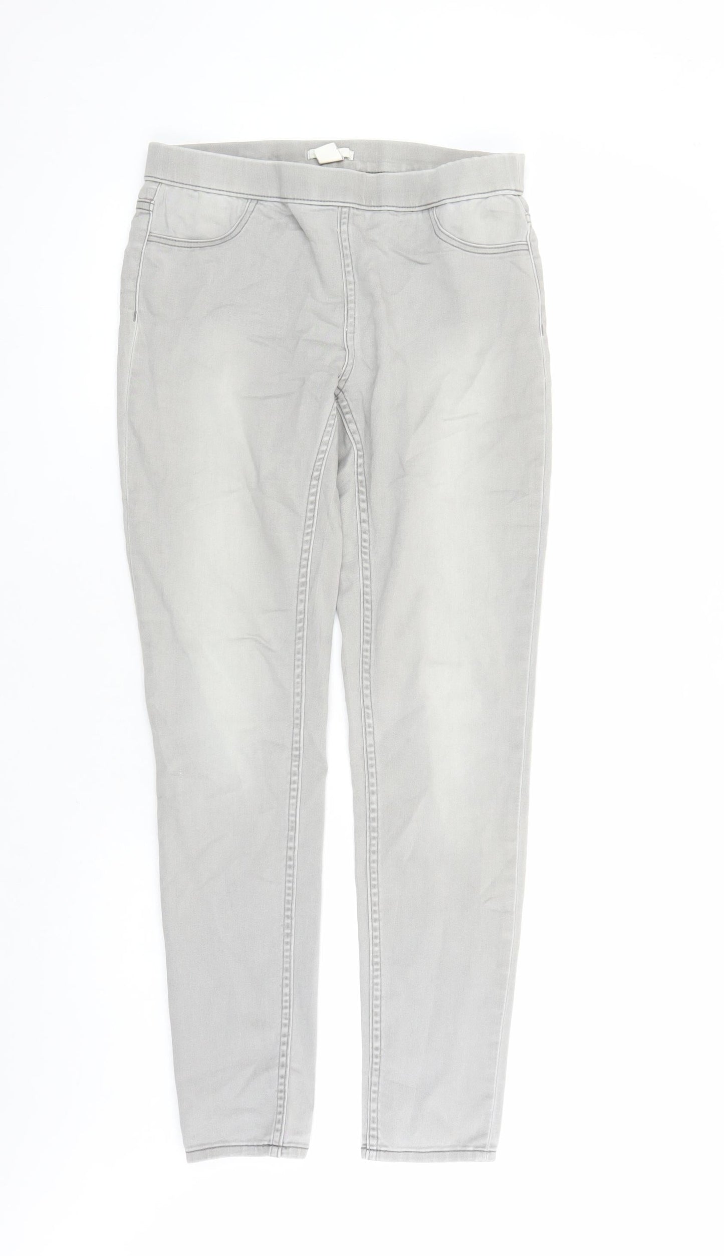 Womens UK Size 8 H&M Regular Fit Jegging Grey Jeans