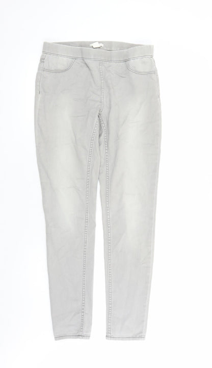 Womens UK Size 8 H&M Regular Fit Jegging Grey Jeans