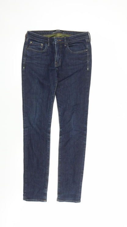 Urban Mens Blue Cotton Straight Jeans Size 30 in L31 in Regular Zip - Pockets