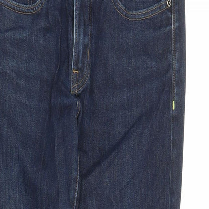 Urban Mens Blue Cotton Straight Jeans Size 30 in L31 in Regular Zip - Pockets