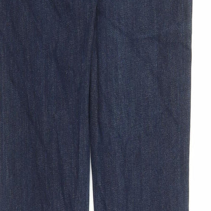 Urban Mens Blue Cotton Straight Jeans Size 30 in L31 in Regular Zip - Pockets