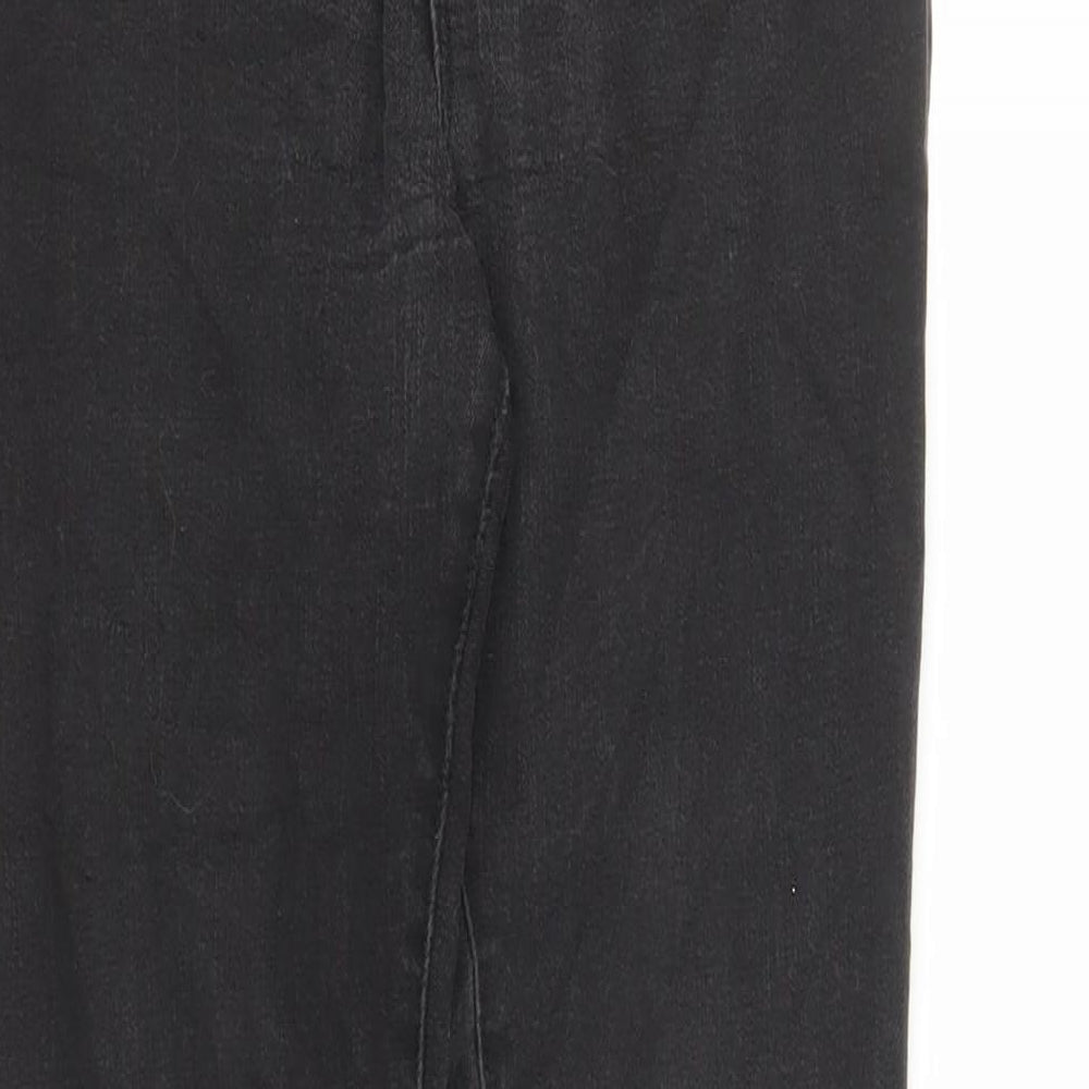 Noisy may Womens Black Cotton Skinny Jeans Size 28 in L30 in Regular Zip - Pockets