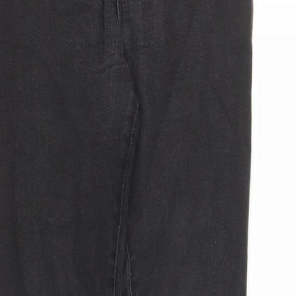 Noisy may Womens Black Cotton Skinny Jeans Size 28 in L30 in Regular Zip - Pockets